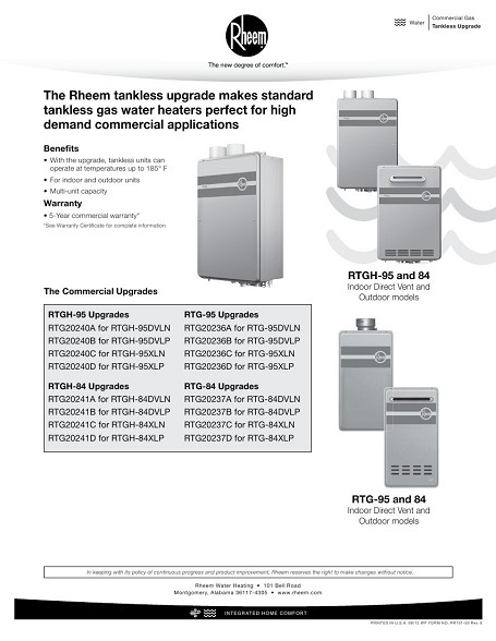 Rheem Water Heater - Montequin Distributors, Inc. - Puerto Rico Suppliers  .com