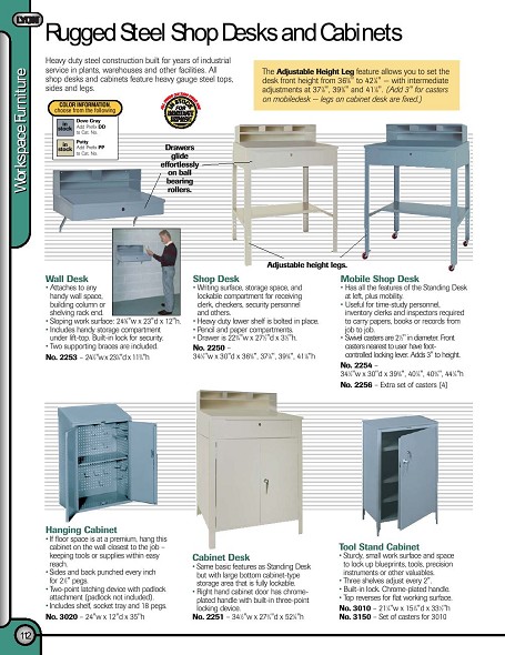 1104 Lyon All Welded Cabinet with Modular Drawers and Tilt-Bins 