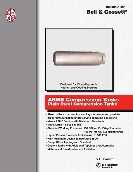 Expansion & Compression Tanks in Hydronic Systems: Air Elimination System
