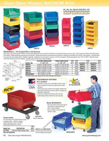 Bayhead Products BS-36-RD Bayhead Storage Container with Lid