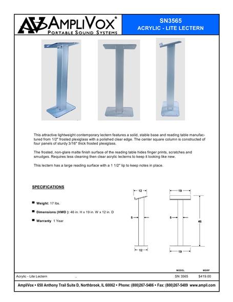 1 Thick Blocks | Solid Acrylic Blocks | Polished Bases